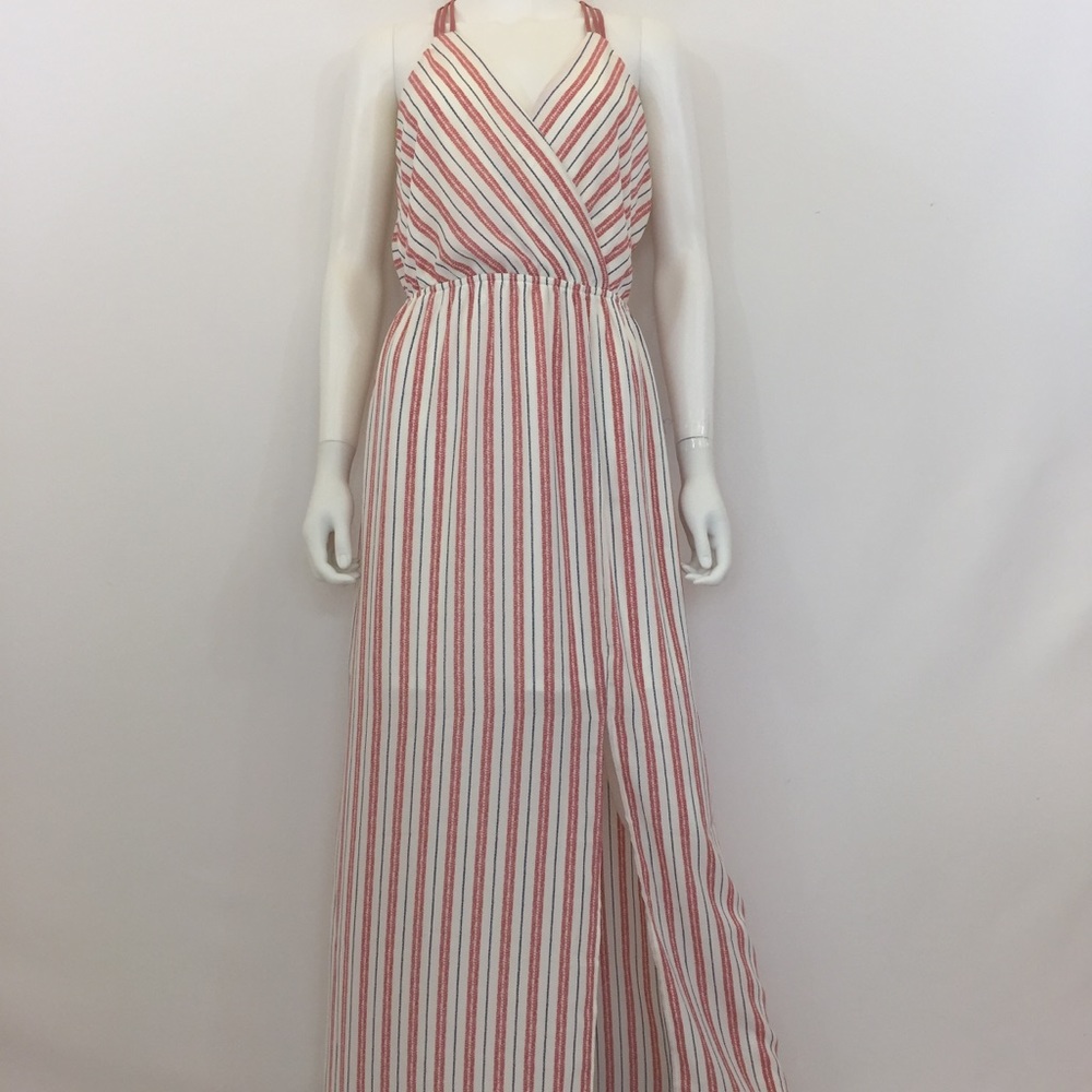 Monteau Stripe Maxi Dress